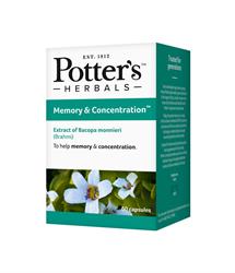 Potters Memory and Concentration 60 Capsules