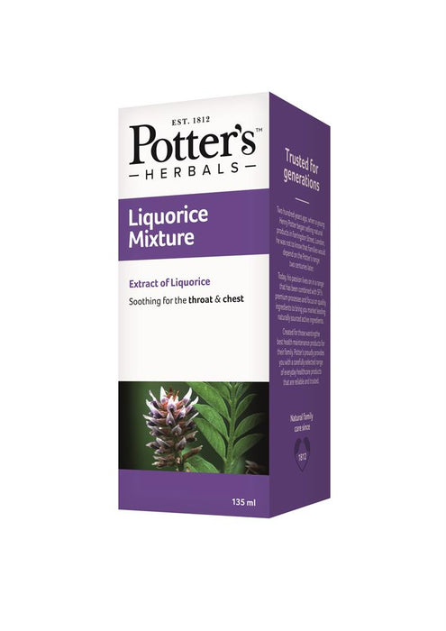 Potters Potter's Liquorice Mixture 135ml