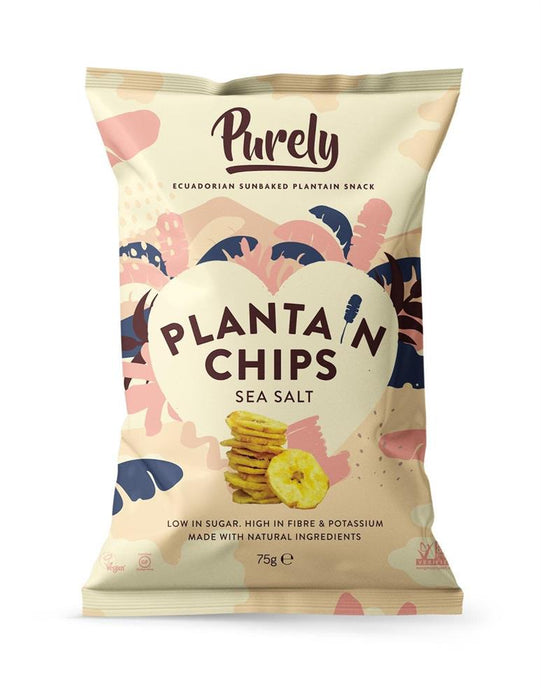 PURELY PLANTAIN Plantain Chips - Sea Salt 75g