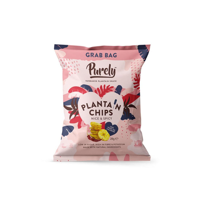 PURELY PLANTAIN Plantain Chips - Nice & Spicy 28g