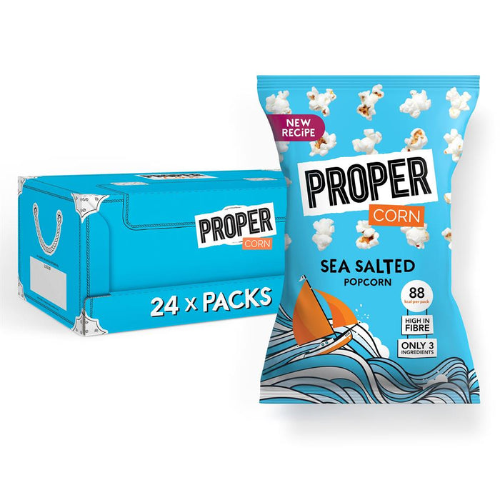Propercorn Lightly Sea Salted Popcorn 20g