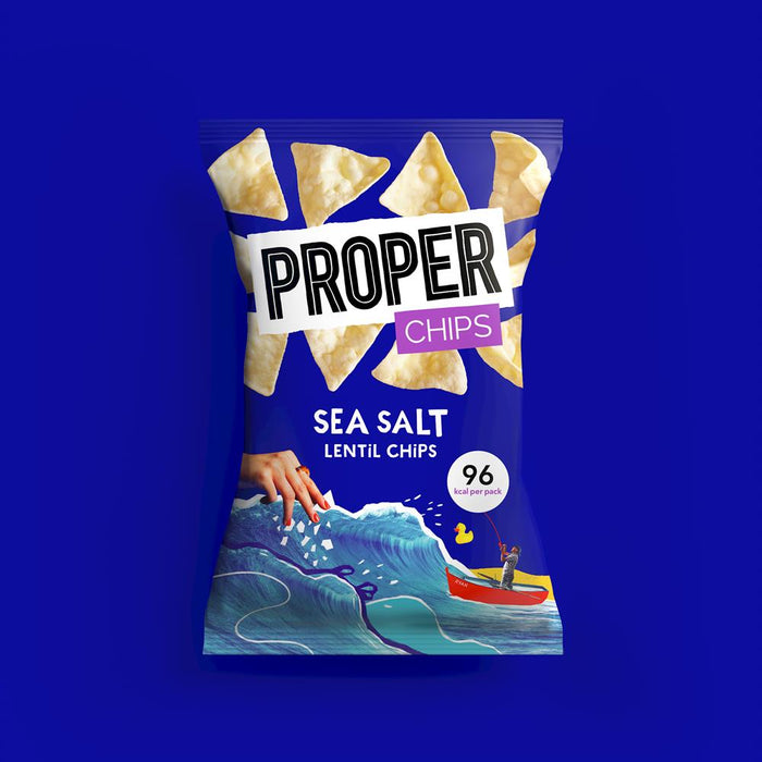 Properchips Sea Salt Lentil Chips 20g