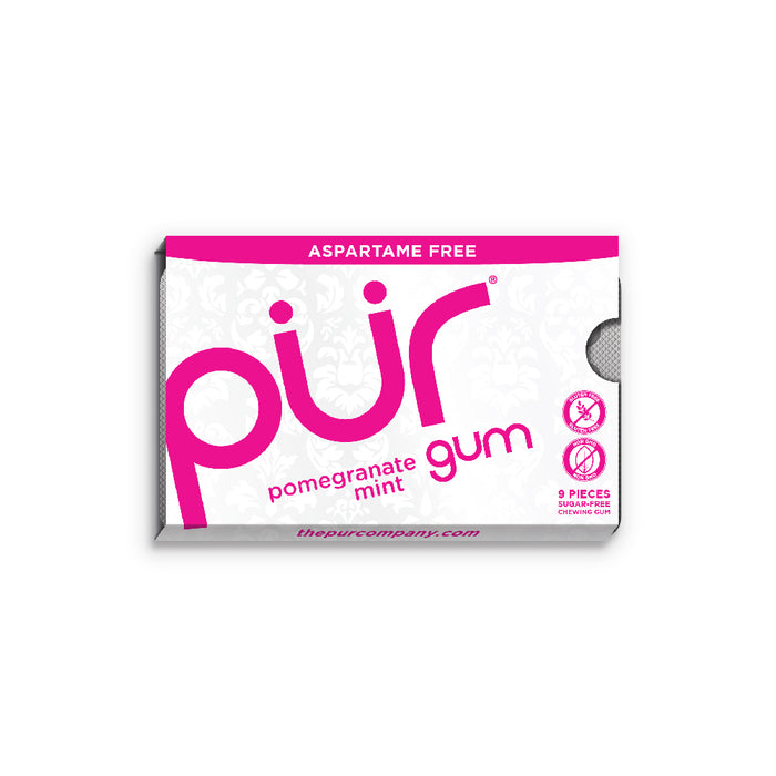 PUR Gum Pomegranate & Mint 9 Pieces