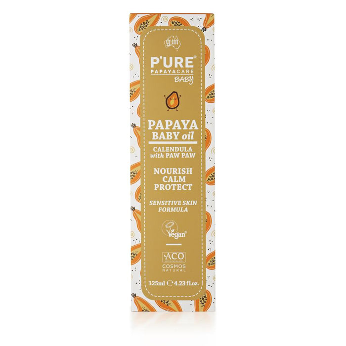Pure Papaya P'URE Papayacare Baby Oil 125ml