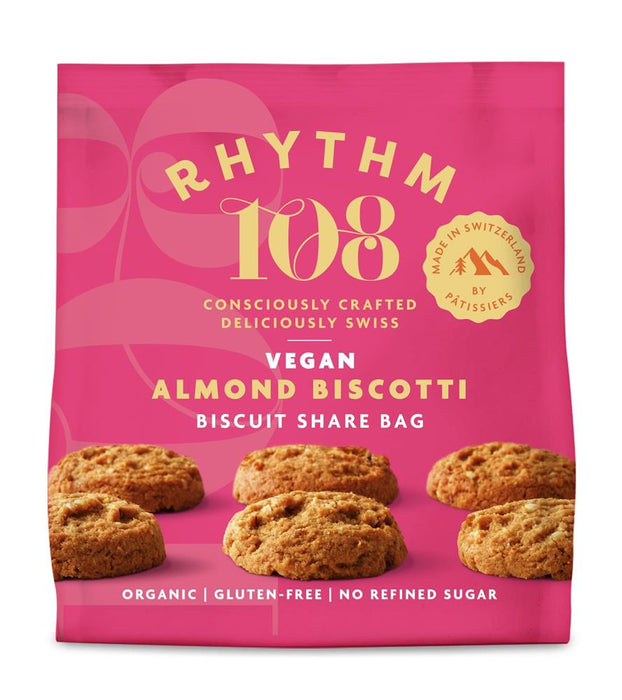 Rhythm 108 Almond Biscotti Tea Biscuit 135g