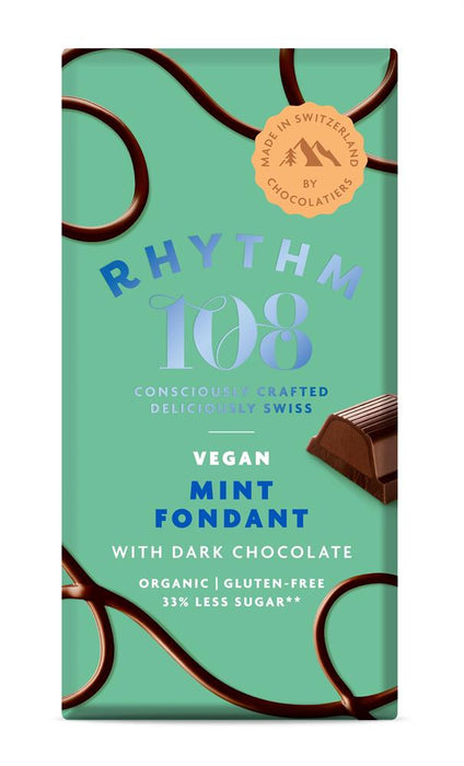 Rhythm 108 Chocolate Tablet Mint Fondant 100g