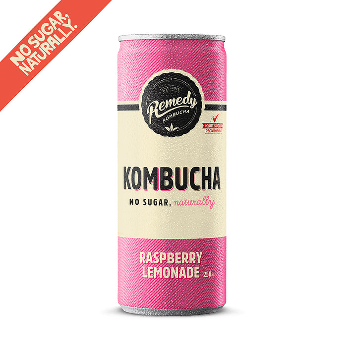 Remedy Kombucha Raspberry Lemonade 250ml
