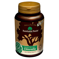 Rainforest Foods Organic Chlorella Tablets 300 tablet
