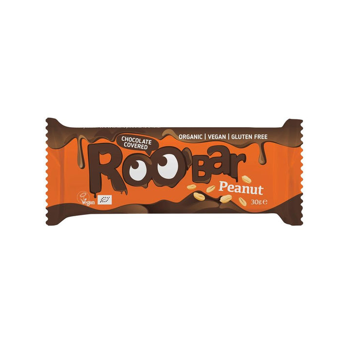 Roobar Chocolate Covered Peanut Bar 30g