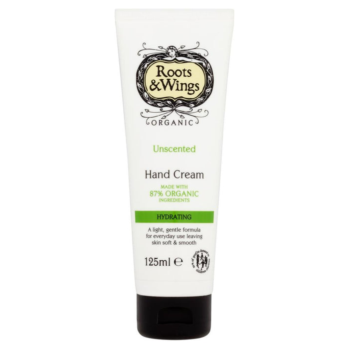 Roots and Wings Organic Unscented Hand Cream 125ml