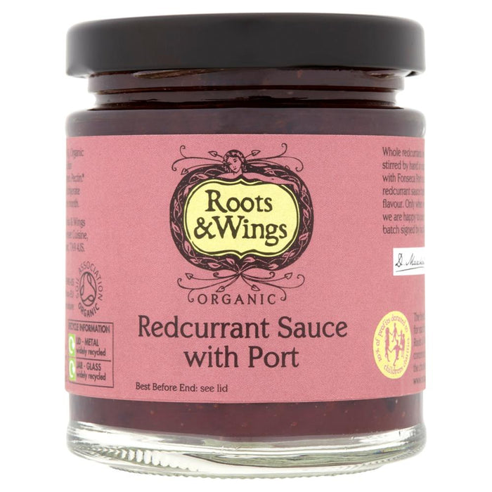 Roots and Wings Organic Redcurrant Sauce 200g