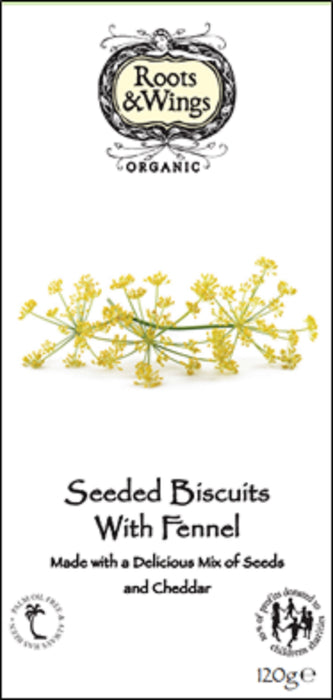 Roots and Wings Seeded Biscuits with Fennel 120g
