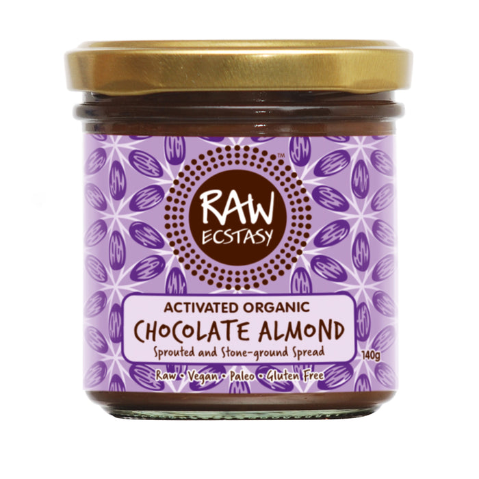 Raw Ecstasy Activated Choc Almond Spread 140g