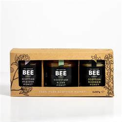 The Scottish Bee Co Trio of Scottish Honey 3 x 227g