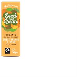 Seed & Bean Dark 58% Orange & Thyme Bar 25g