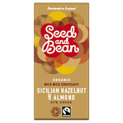 Seed & Bean Hazelnut & Almond Choc Org &FT 75g