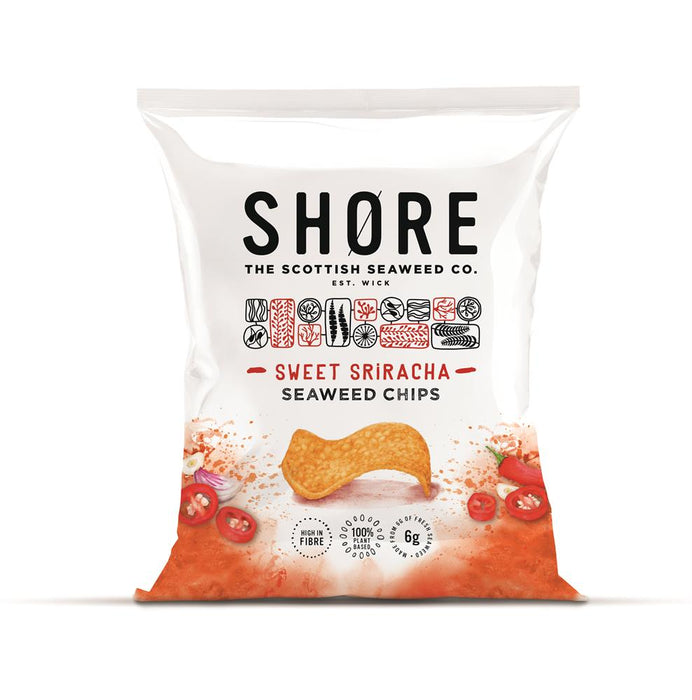 Shore Scottish Seaweed Seaweed Chips - Sweet Sriracha 25g