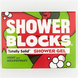 Shower Blocks Solid Shower Gel Mint & Grapefruit 100g