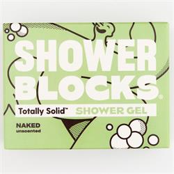 Shower Blocks Solid Shower Gel - Unscented 100g