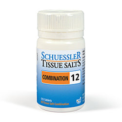 Schuessler Combination 12 Tissue Salts 125 Tablets