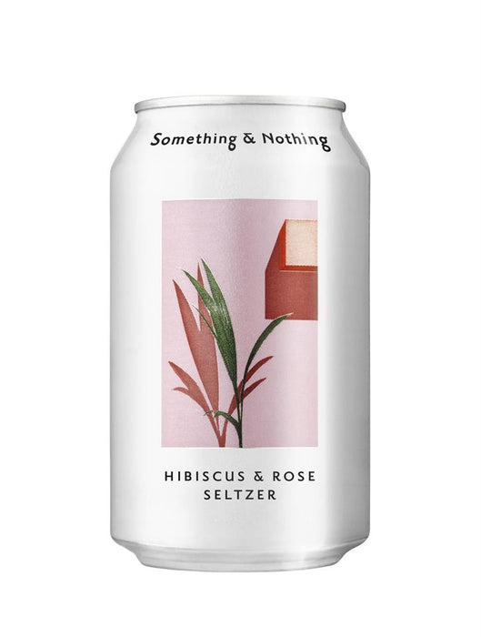 Something & Nothing Hibiscus & Rose Seltzer 330ml