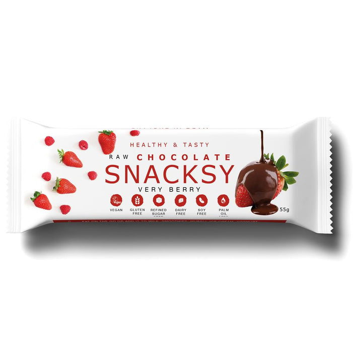 Snacksy Raw Chocolate Very Berry 55g