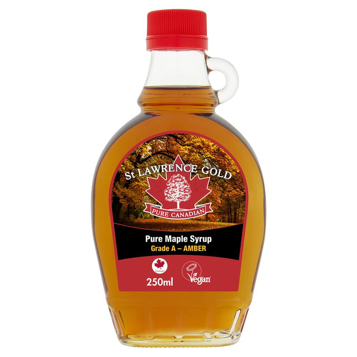 St Lawrence Gold Grade A Amber Maple Syrup 250ml