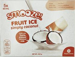 Smooze Simply Coconut Fruit Ice 345g
