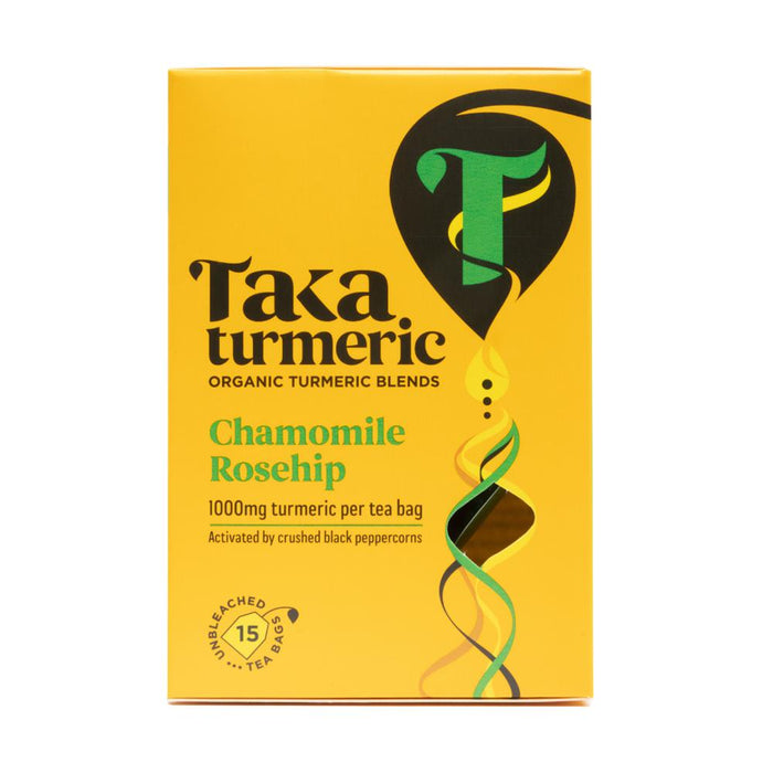 Taka Turmeric Organic Chamomile Rosehip 15 sachet