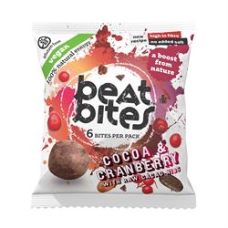 BeatBites Cacao & Cranberry Energy Balls 45g