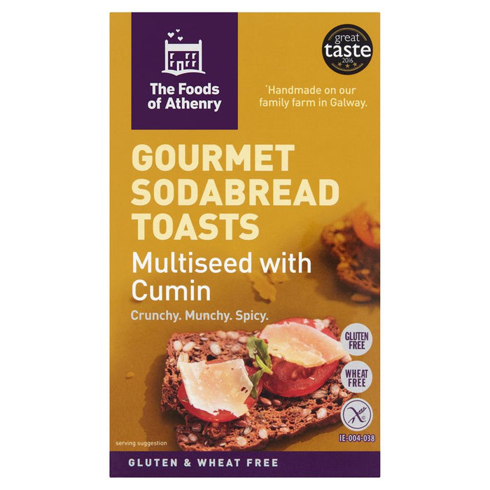 The Foods Of Athenry GF Multiseed Cumin Toasts 110g
