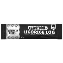 The Great Australian Licorice Tradtional Liquorice Log 40g