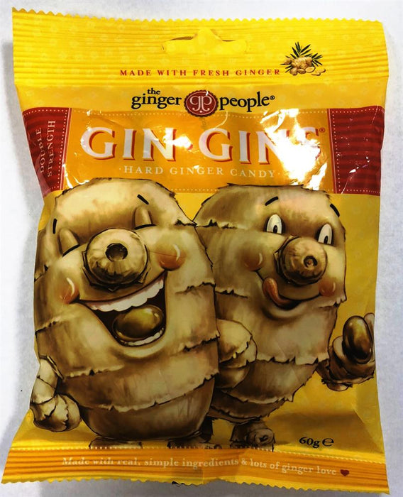The Ginger People Gin Gins Hard Boiled Candy 60g