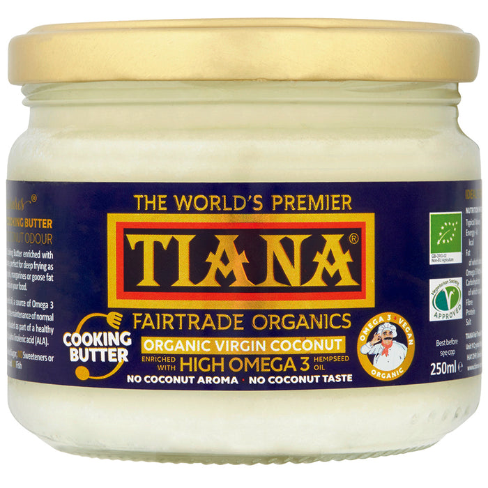 Tiana High Omega 3 Coconut Butter 250ml