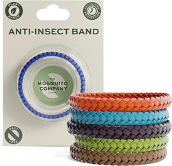 The Mosquito Co Leather Mosquito Wristband x 1