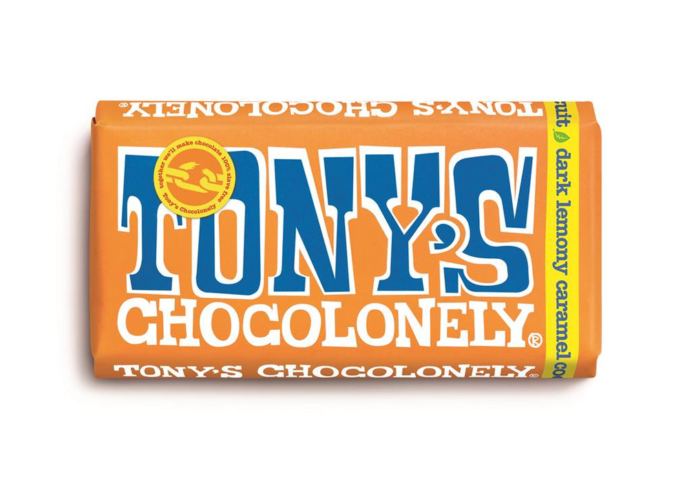 Tonys Chocolonely Dark Lemon Cocoa Biscuit 180g