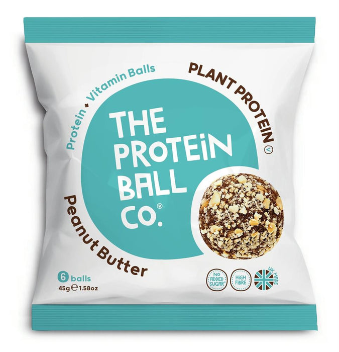 The Protein Ball Co Peanut Butter Vegan Balls 45g