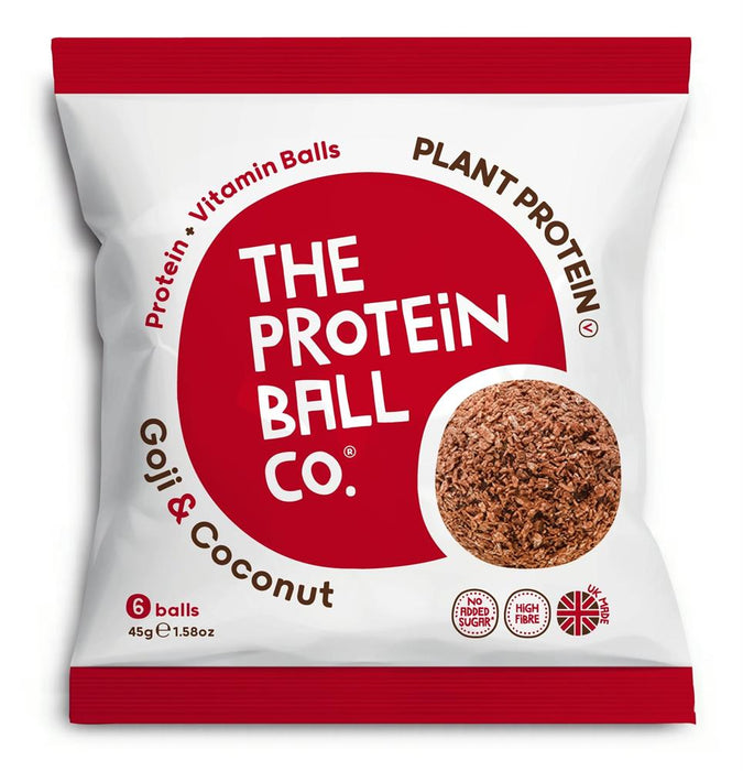 The Protein Ball Co Goji & Coconut Balls 45g