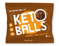 The Protein Ball Co Keto Classic Choc Brownies 25g