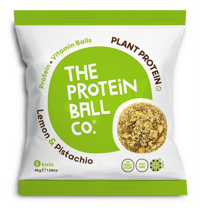 The Protein Ball Co Lemon & Pistachio Protein Ball 45g