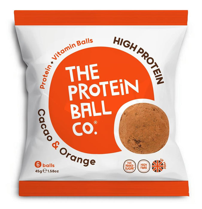 The Protein Ball Co Cacao & Orange Protein Balls 45g