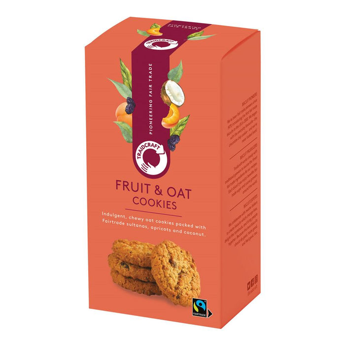 Traidcraft Chewy Fruit & Oat Cookies 180g