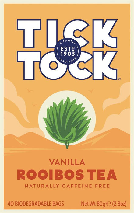 Tick Tock Rooibos Vanilla 40bag