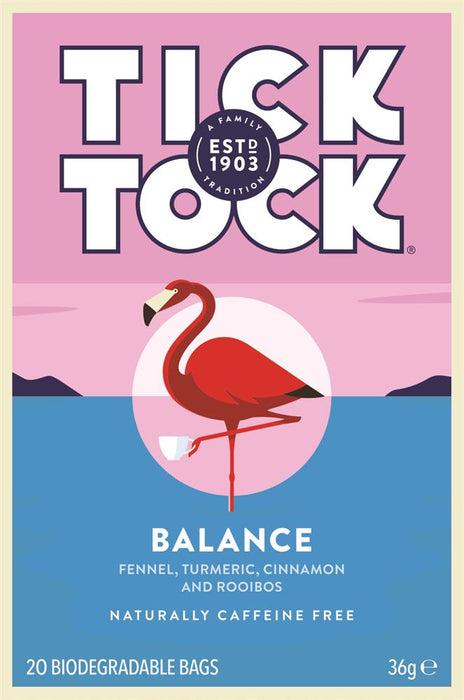 Tick Tock Wellbeing Balance Tea 20bag