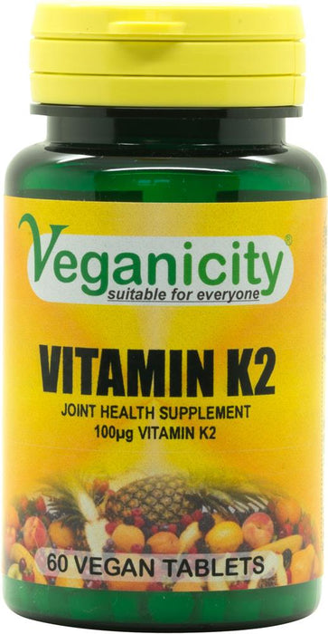 Veganicity Vitamin K2 (MK-7) 100ug 60 Tablets