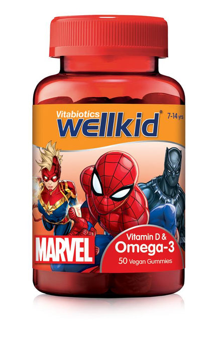 Vitabiotic Wellkid Marvel Omega 3 50gummies