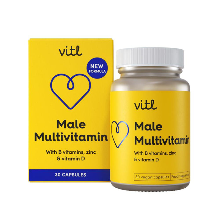 VITL Vitl Male Multivitamins 30 capsule