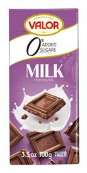 Valor Sugar Free Milk Chocolate Gluten Free 100g