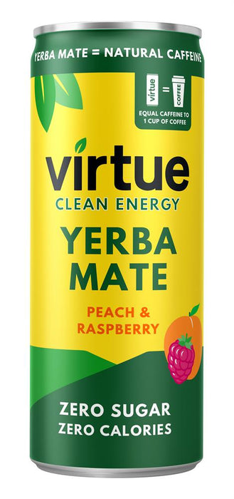 Virtue Drinks Virtue Yerba Mate Peach 250ml