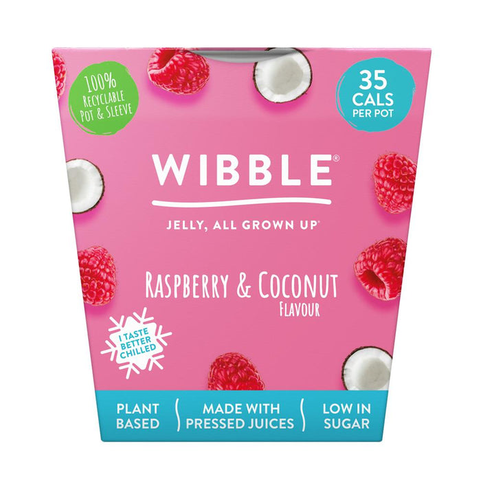 Wibble Raspberry & Coconut Jelly 150g